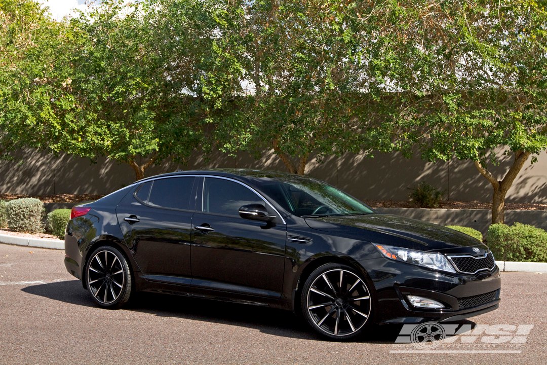 Gianelle Cuba-10 Black on Kia Optima